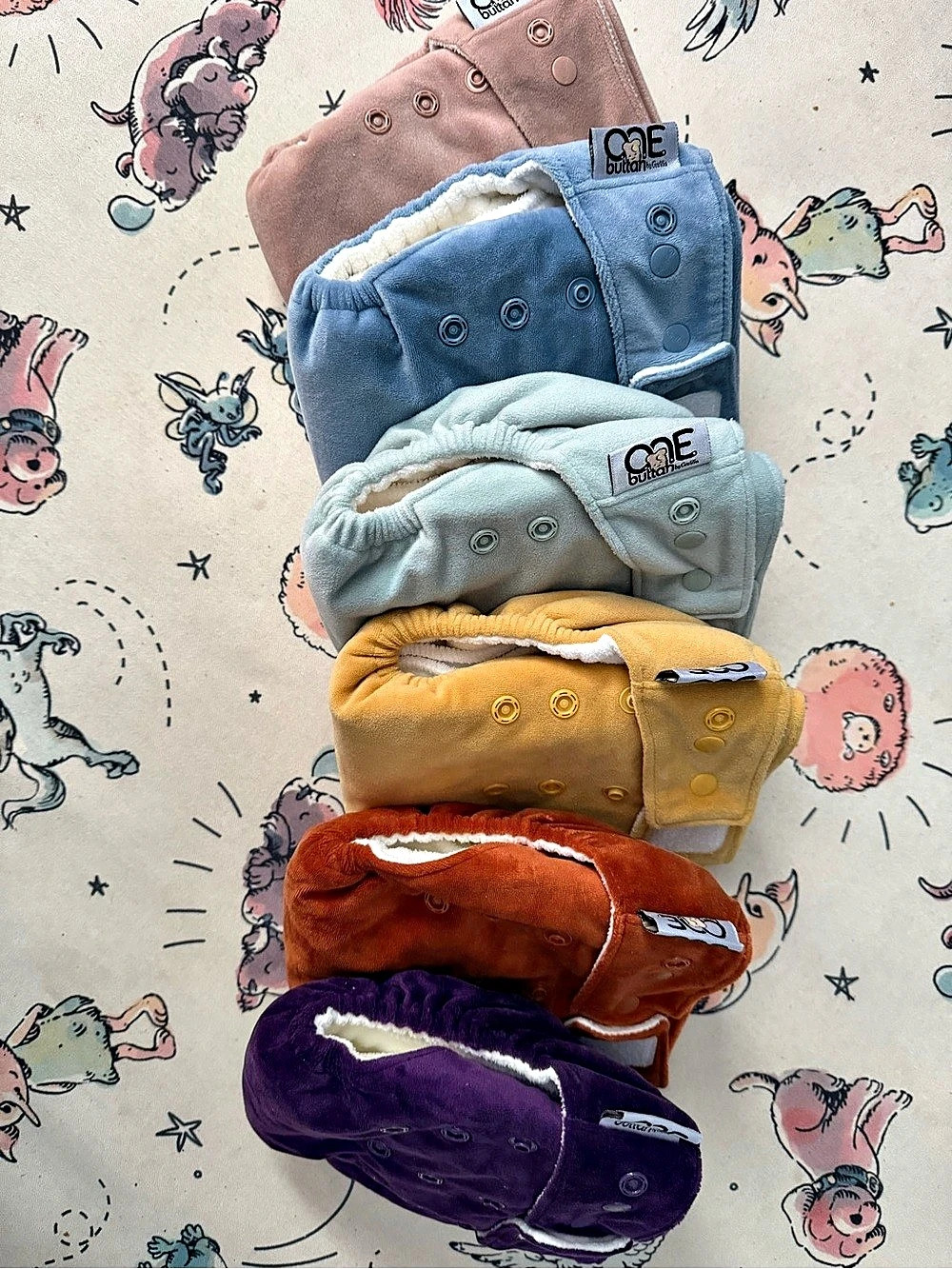 6 GroVia Buttah All-In-One / O.N.E. Cloth Diaper Collection Cloth Diaper Covers